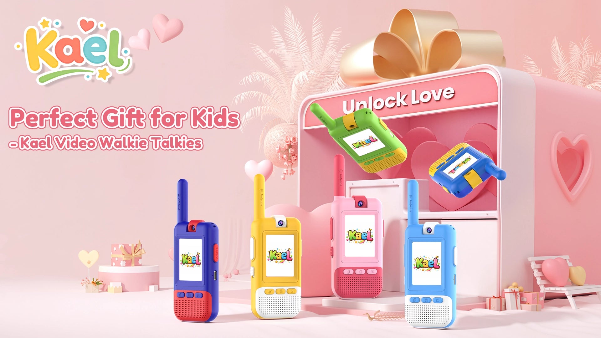 Kids Video Walkie Talkie Gift Set - Multiple Color Options for Boys and Girls Ages 3-12